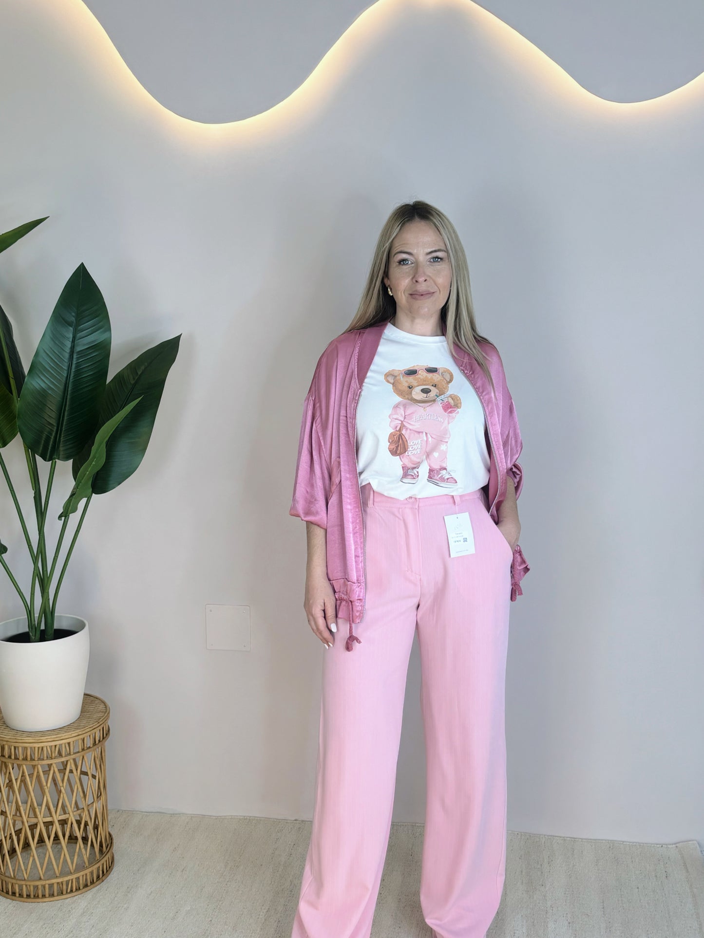 PANTALÓN RAYA ELÁSTICO
