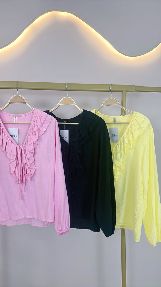 BLUSA VOLANTE LAZADAS