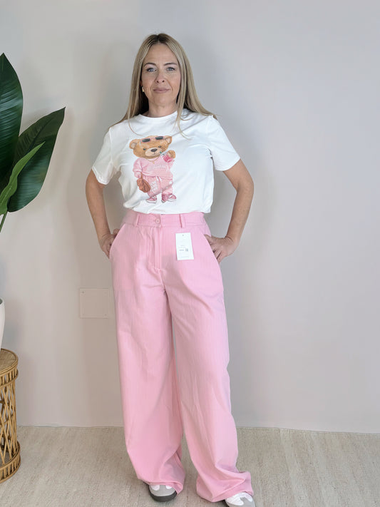 PANTALÓN RAYA ELÁSTICO